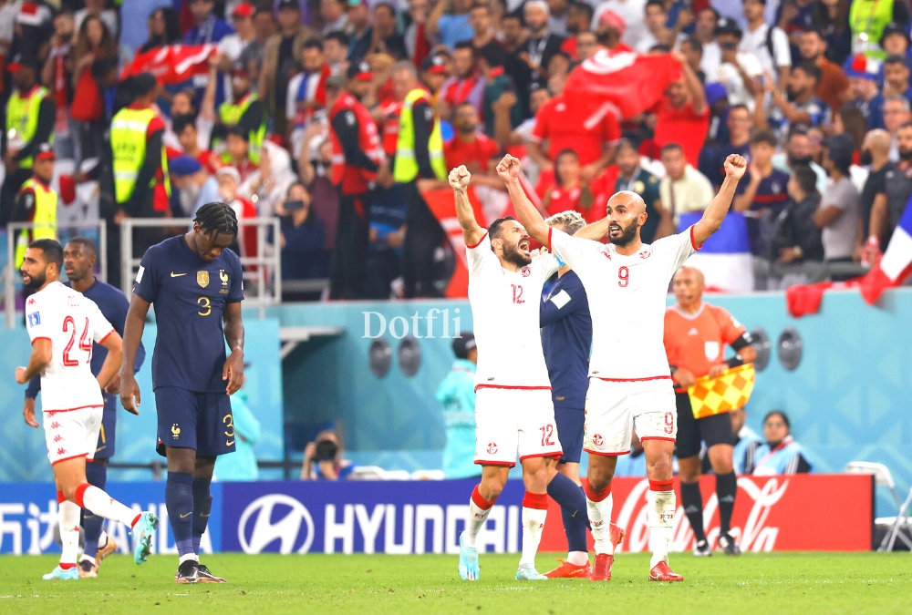 Despite winning 1-0 against France, Tunisia fails to advance