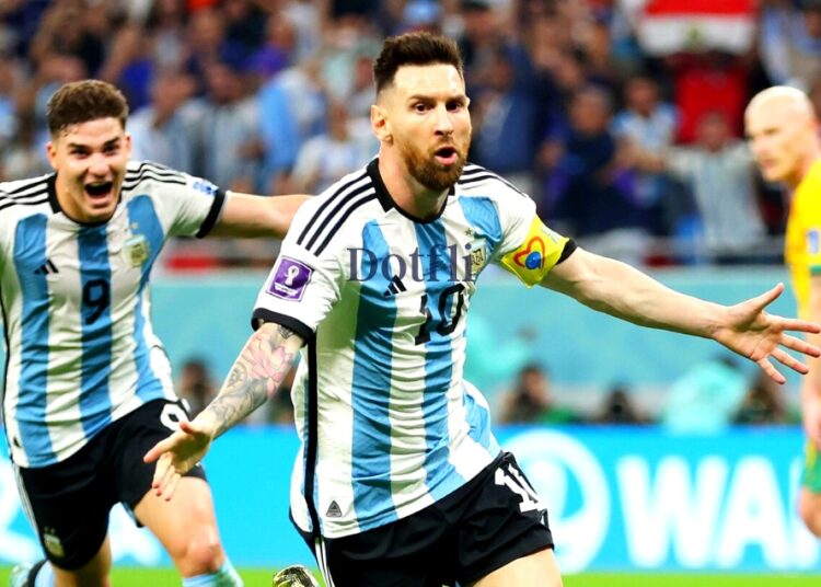 Lionel Messi Scores In Argentinas Win Over Australia To Advance To The Quarterfinals Dotfli 